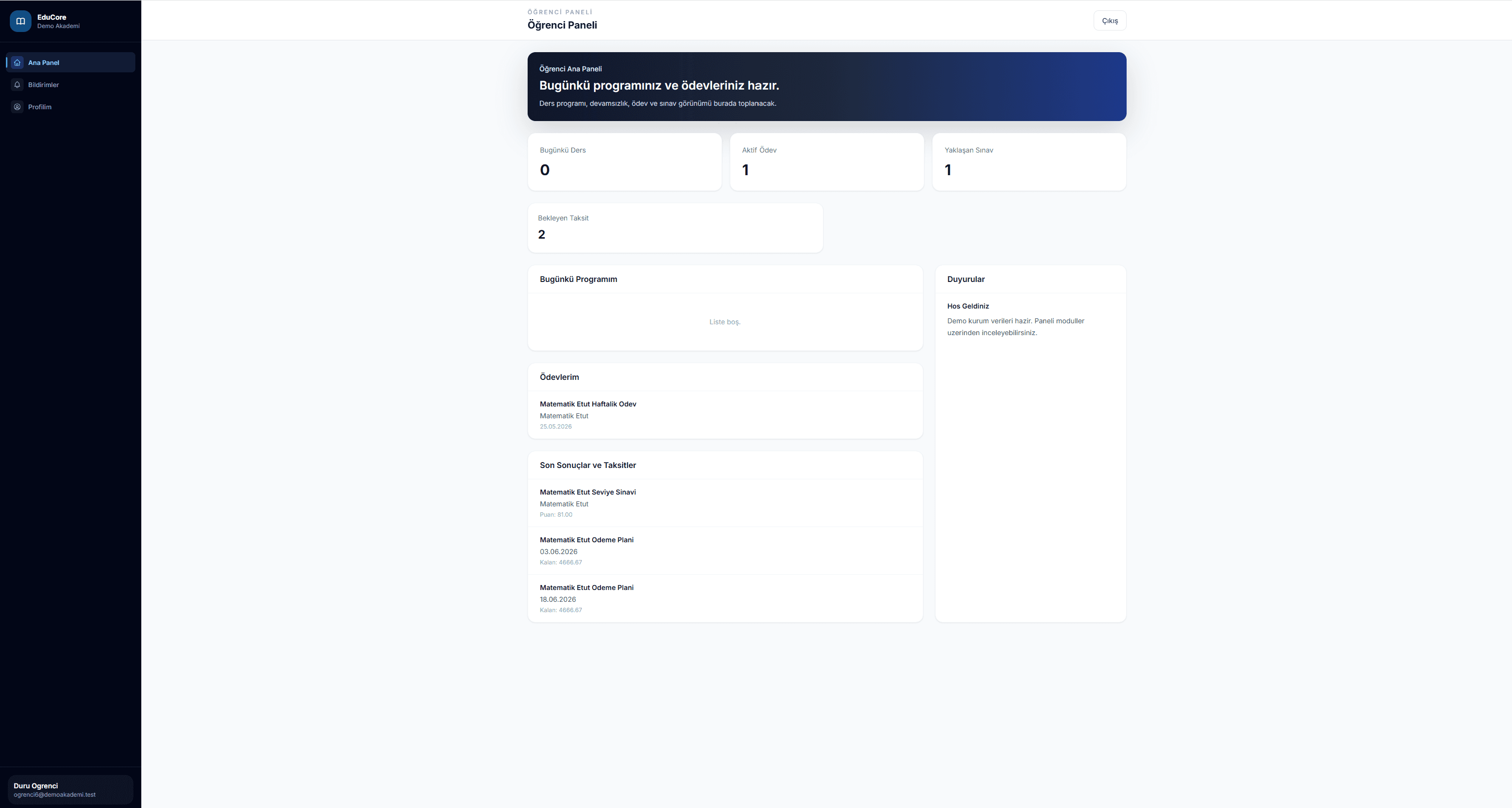 Professional Management Platform for Education Centers screen 6